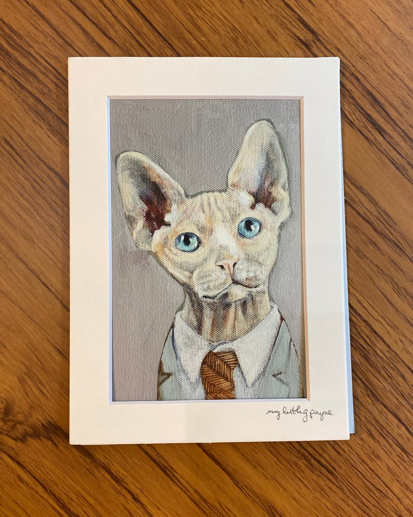 Giclée Print Cat Bogey the Sphynx