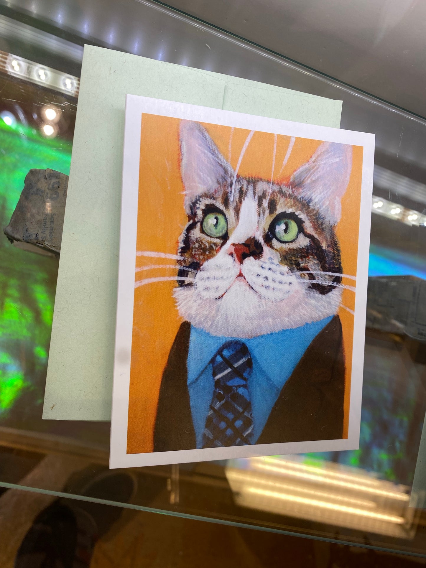 Highly Professional Business Cat Notecard Set