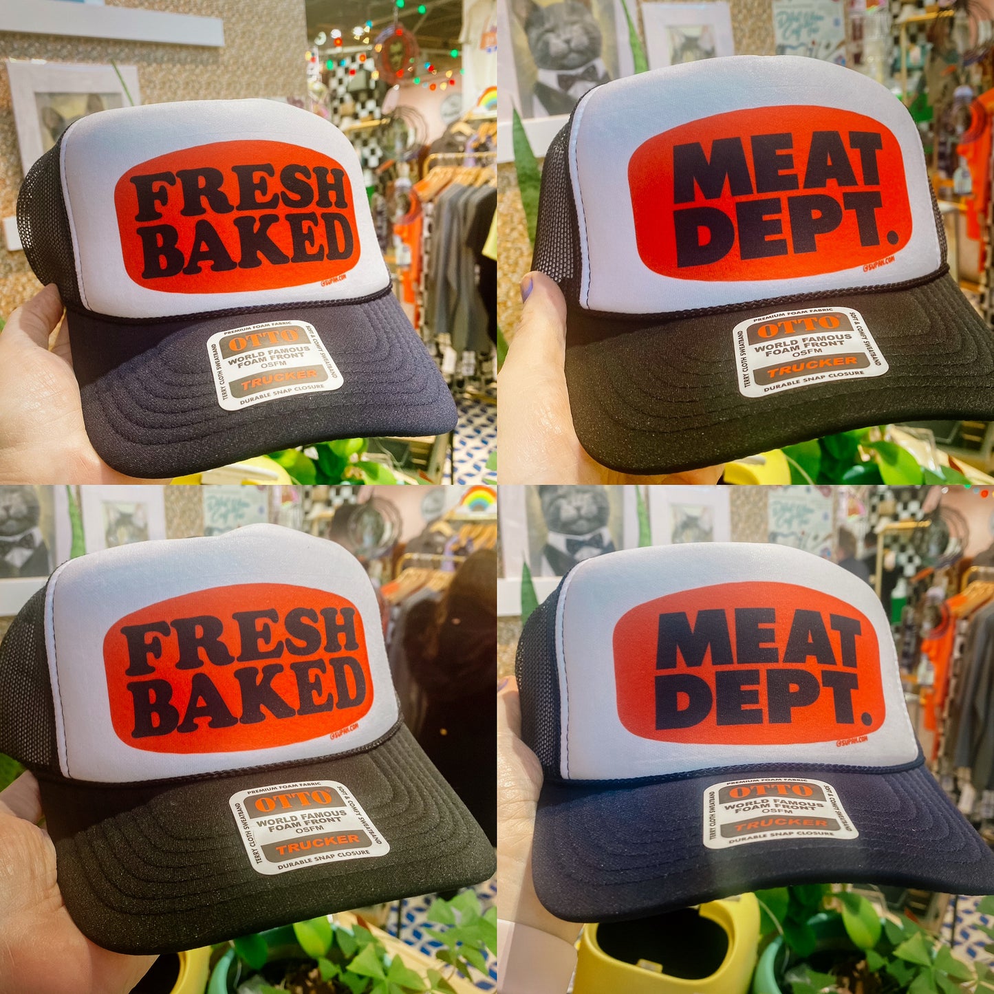 Trucker Hat - Grocery Label