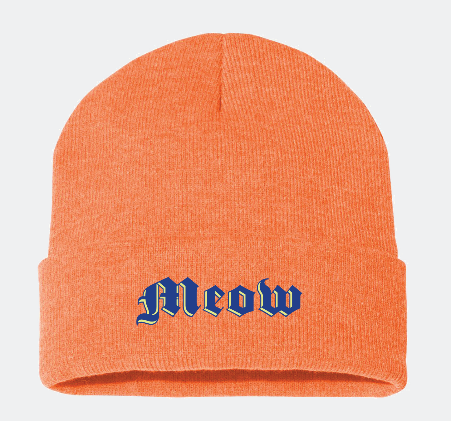 Supah Beanie - EMBROIDERED Meow