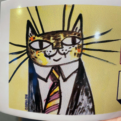 Highly Professional Business Cats Bumper Sticker