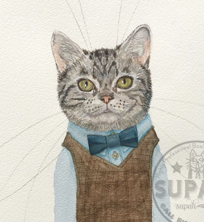 Giclée Print Cat B. Freedia