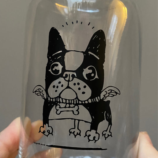 Flyin’ Doggo Glass