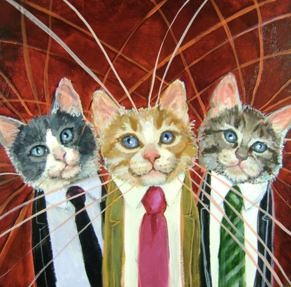 Giclée Print Cats Vera Chuck Dave