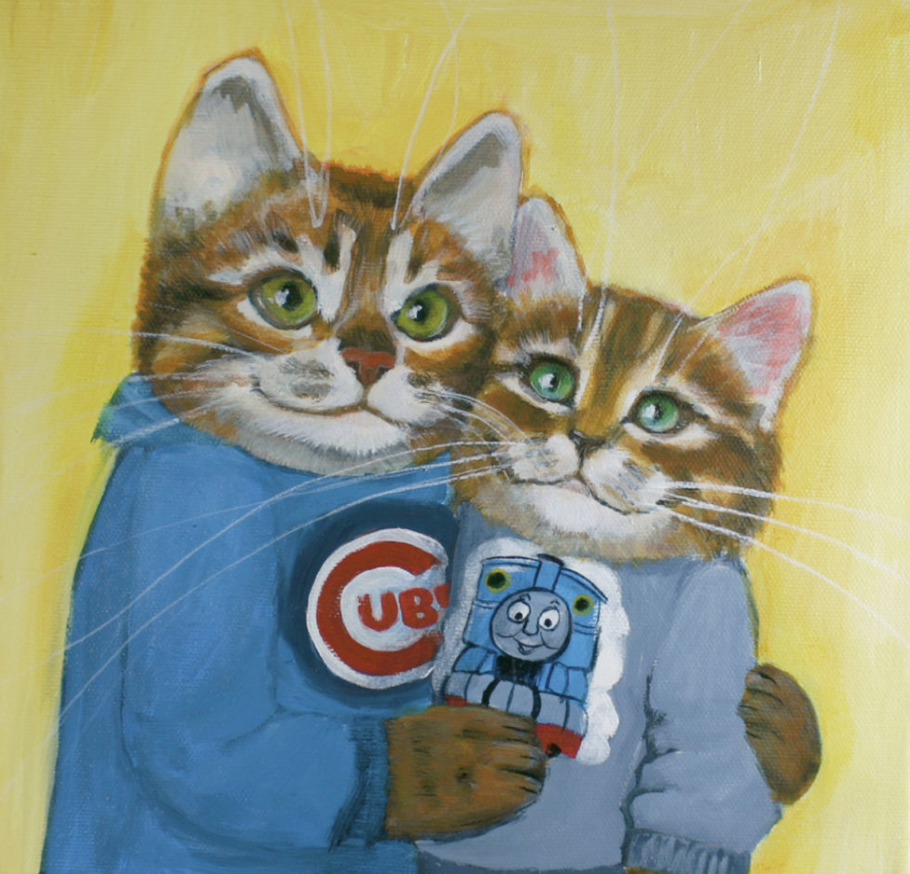 Giclée Print Cats Henry and Everett