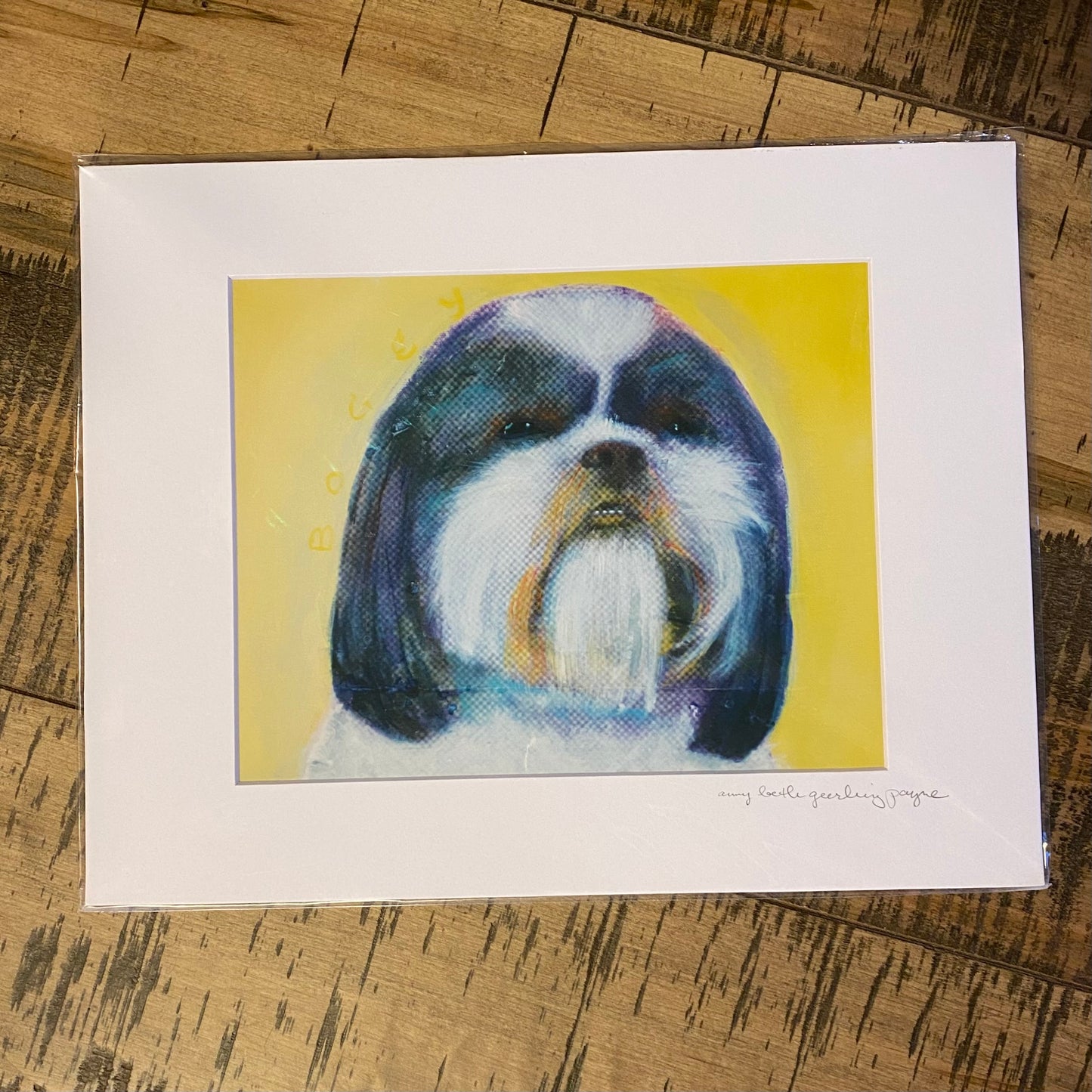 Giclée Print Dog Bogey the Shih Tzu