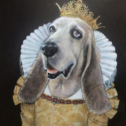 Giclée Print Dog Holly the Hound