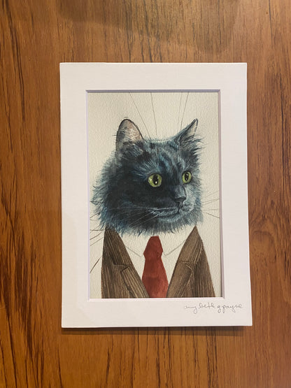 Giclée Print Cat Bear